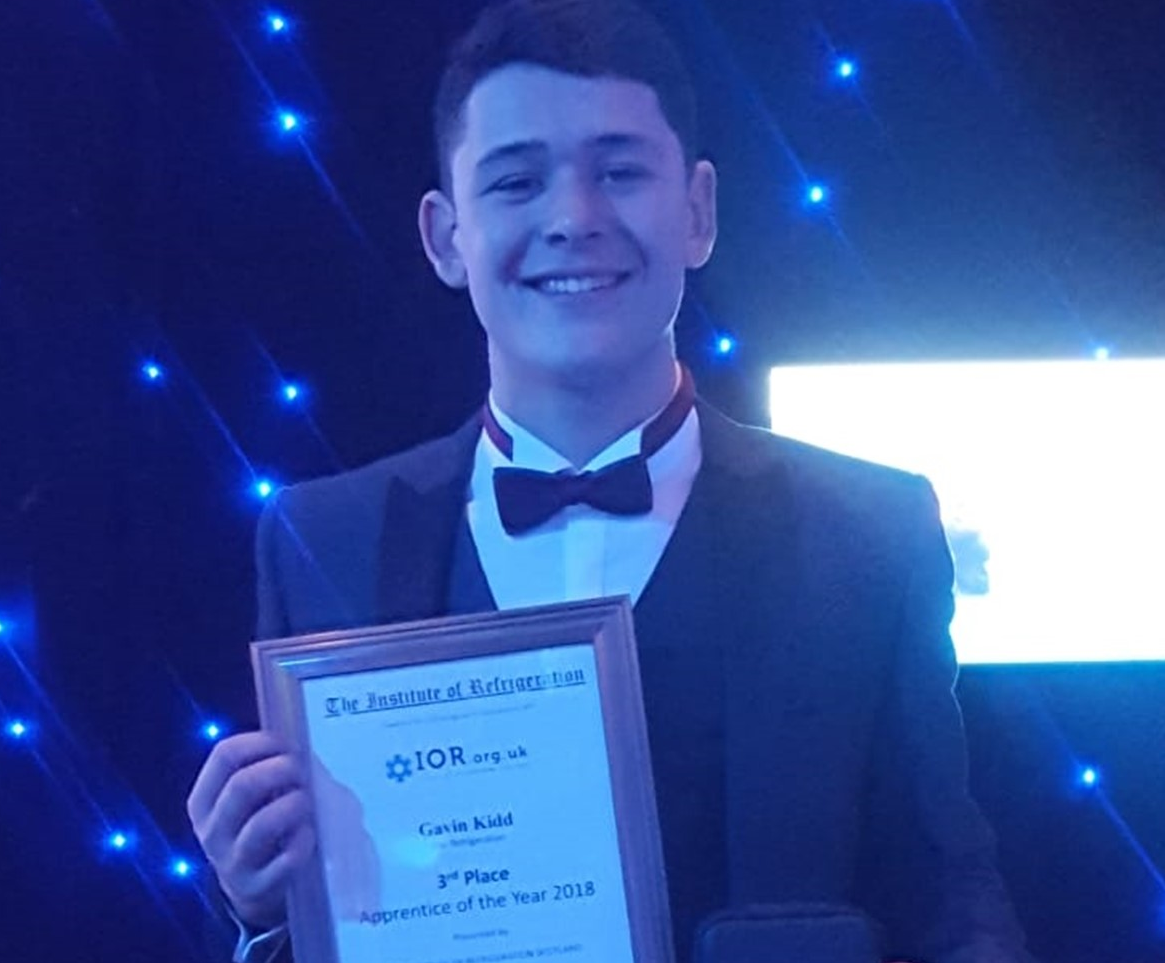 Stars apprentice third place for IOR apprentice of the year