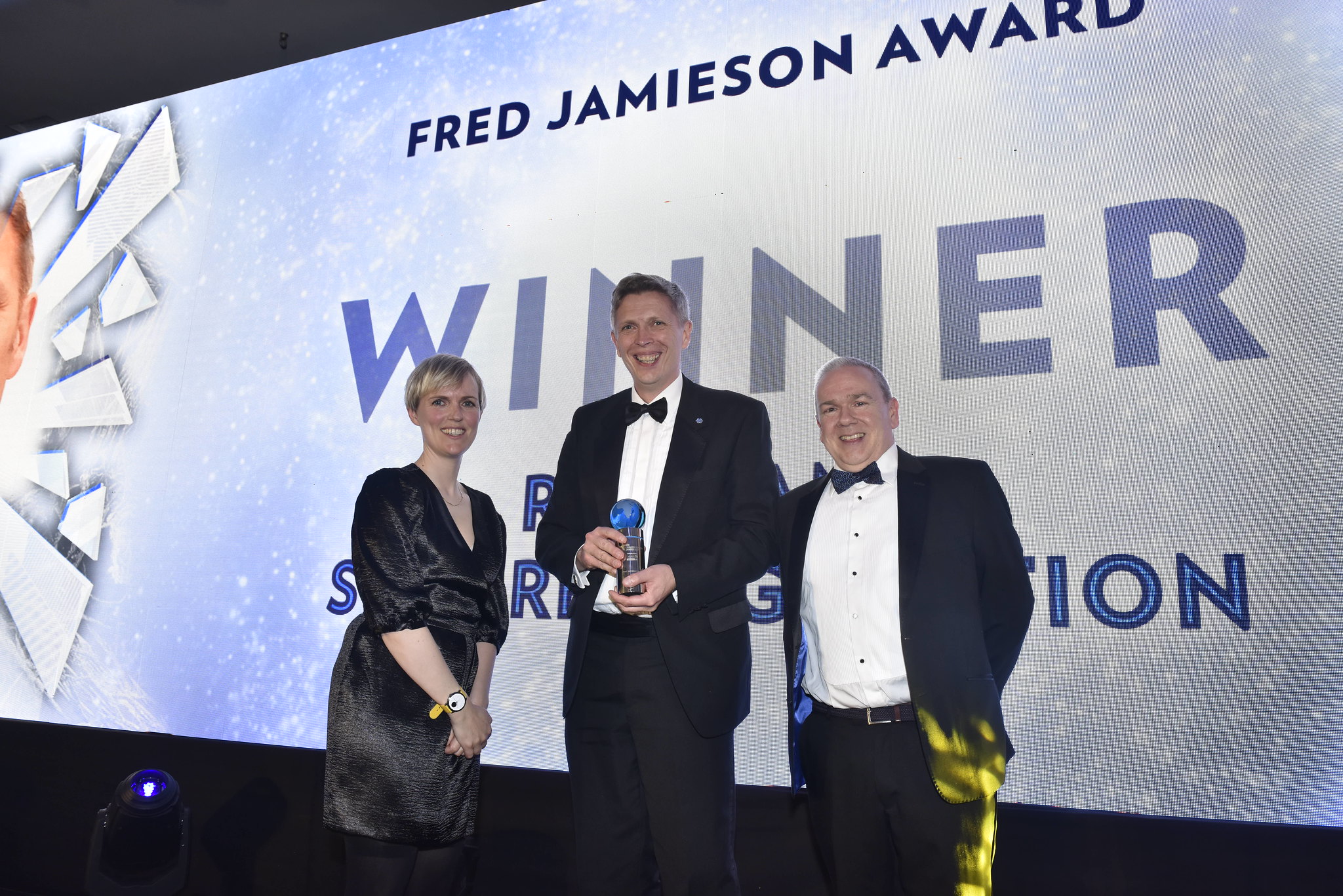 Rob Lamb receives Fred Jamieson Award at RAC Cooling Awards 2021
